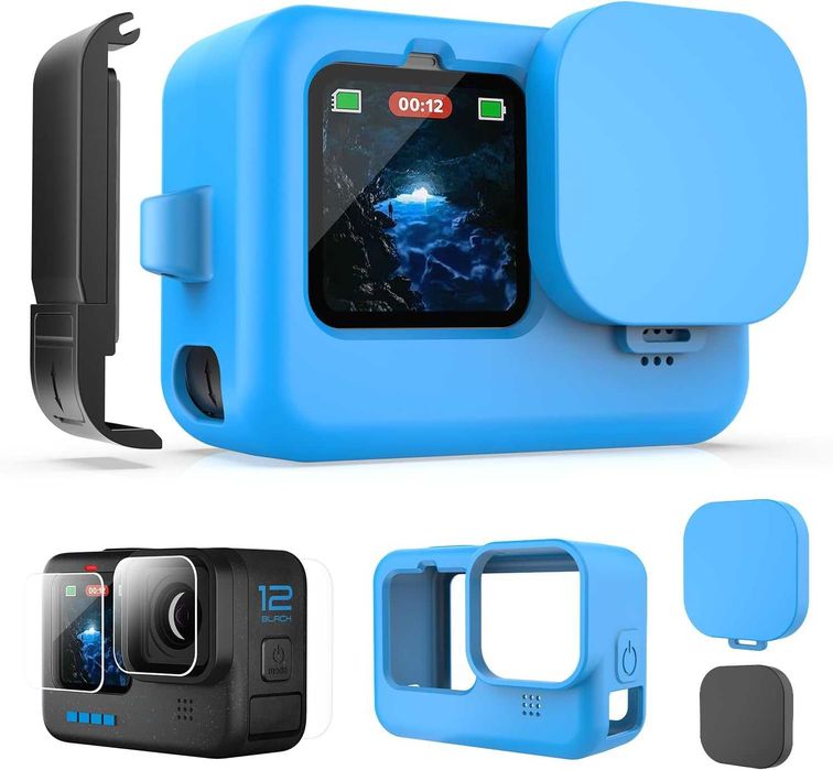 Силиконов , защитен  калъф Lammcou за камера Hero 12 11 10 9