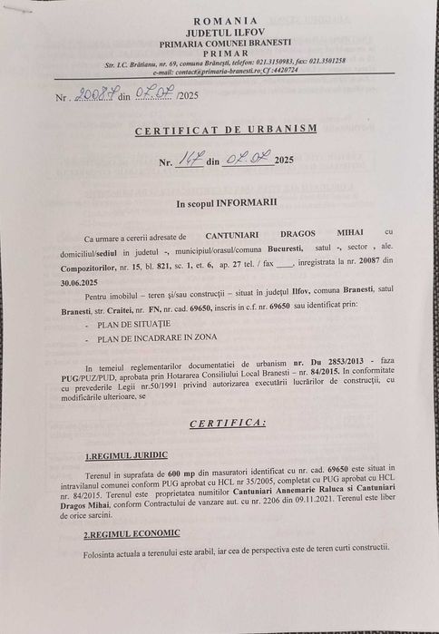 600mp Branesti   &   695mp Corbeanca / ACCEPTAM SI VARIANTE DE SCHIMB!