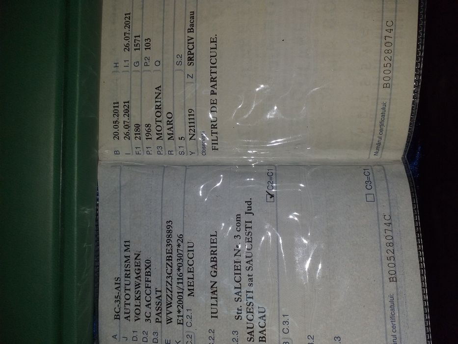 Vând volkswagen passat B7 2011