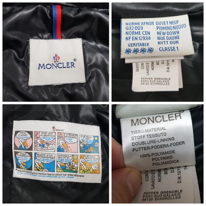 Vesta cu puf Moncler groasă nouă, mărimea S/M (lady)