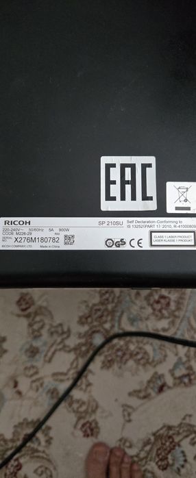 Лазерный принтер Ricoh SP 210sun