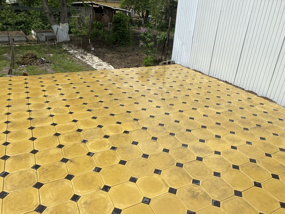 Укладка брусчатки