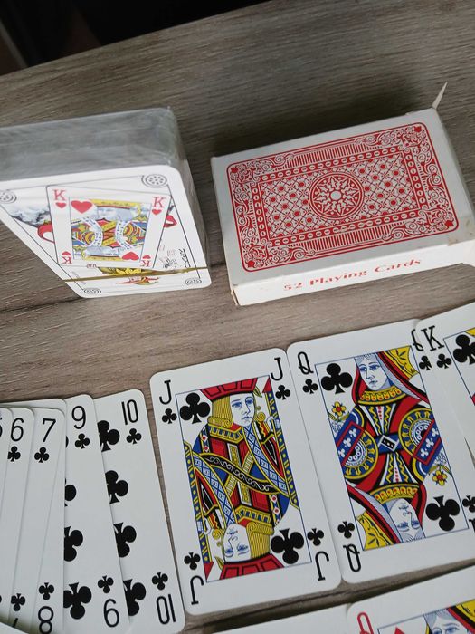 Стари карти за игра 2 тестета комплект за Бридж