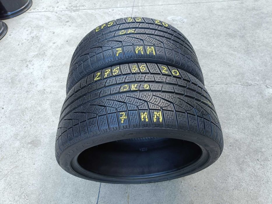 Doua anvelope iarna 275 35 20 pirelli sottozero 2 profil de 7 nmm