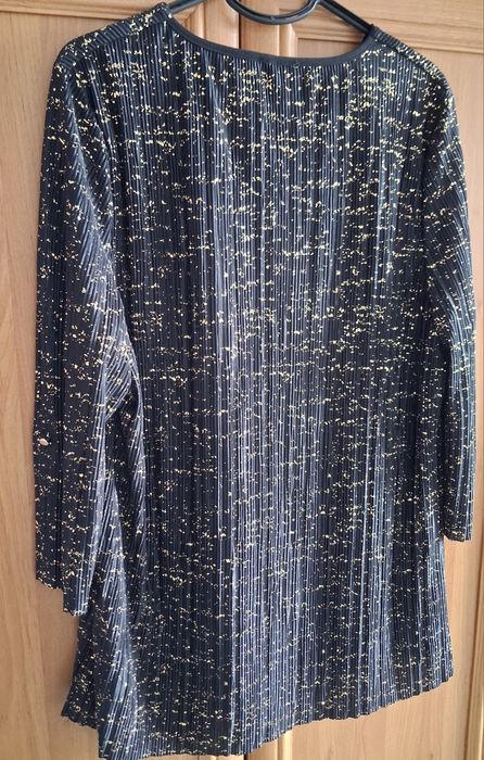 Bluza eleganta dama cu inserții aurii