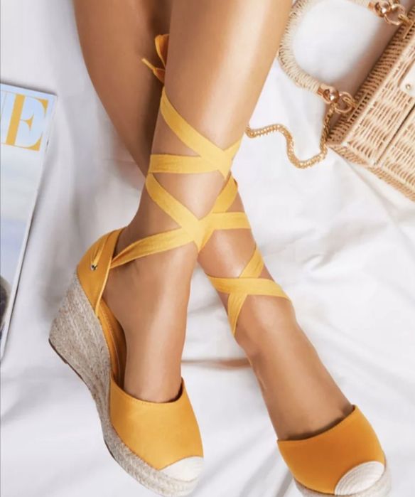 Espadrile galbene, 36