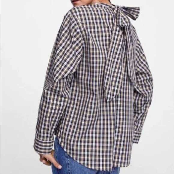 Блуза  ZARA с дълъг ръкав