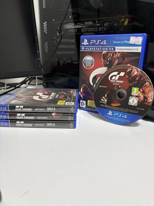 Диски Gran Turismo  Sport на PS4-в отличном состоянии