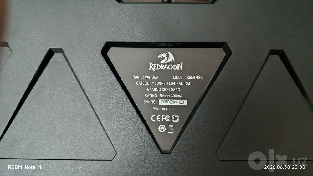 Клавиатура Redragon Varuna k559 rgb