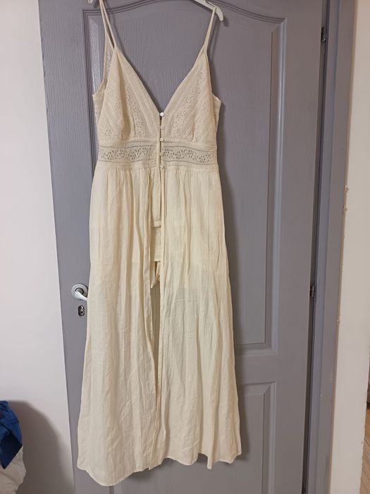 Zara rochie salopeta maxi
