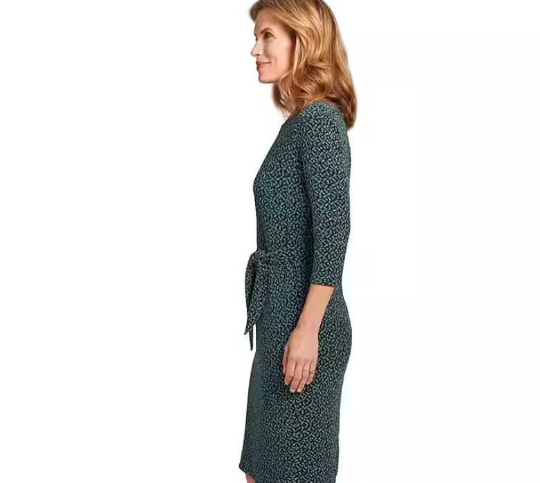 Эластичное платье из мерцающего джерси