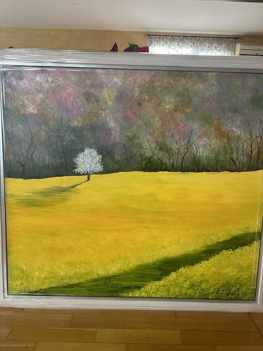 Голяма картина масло върху платно