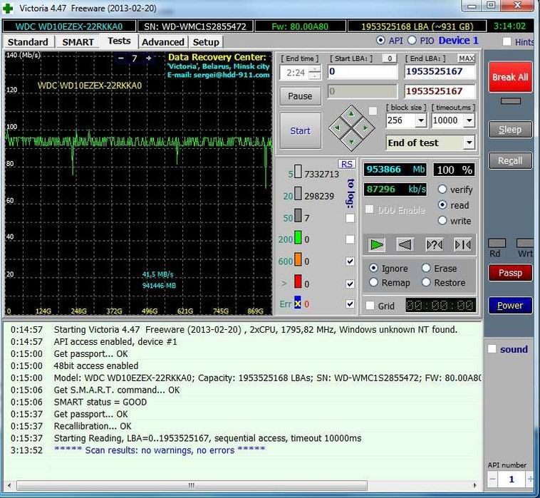 Жёсткий диск WD blue 1tb