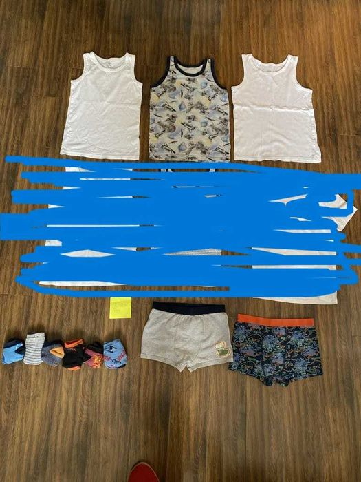 Летни дрехи за момче Майорал,къси панталонки,бельо, 8-9 г.,