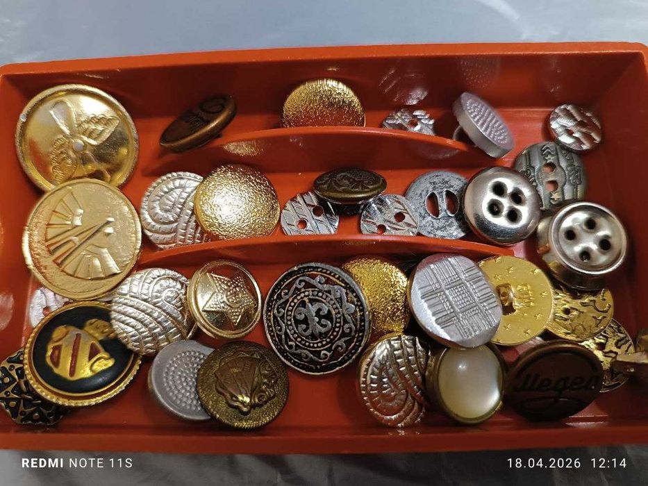 Бижутерия колье бисер пуговицы