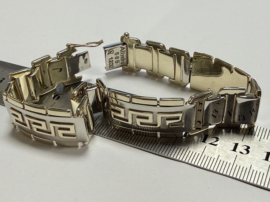 Златна гривна 54.3гр 14/585 карата