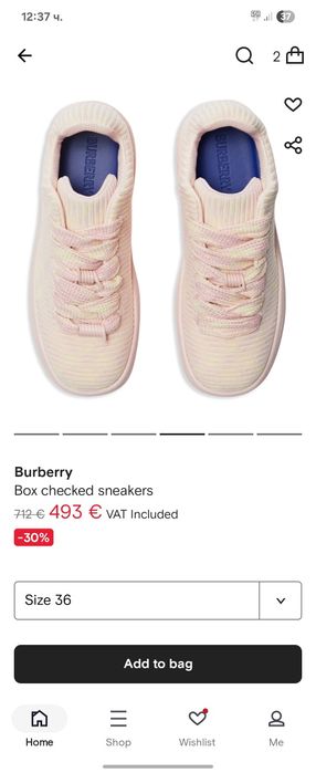 Burberry дамски кецове 2025г.