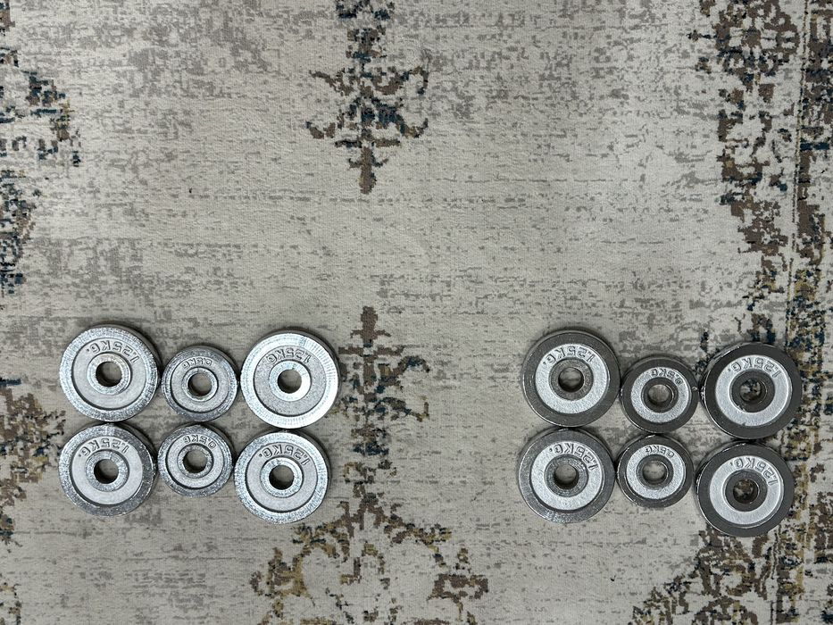 Gantel va shtanga (2in1) set - 15 kg,yangi  narx kelishamis