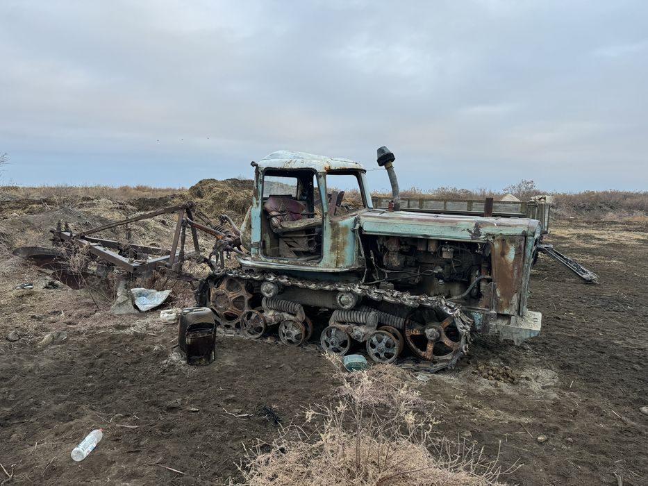 Трактор ДТ75+Соха