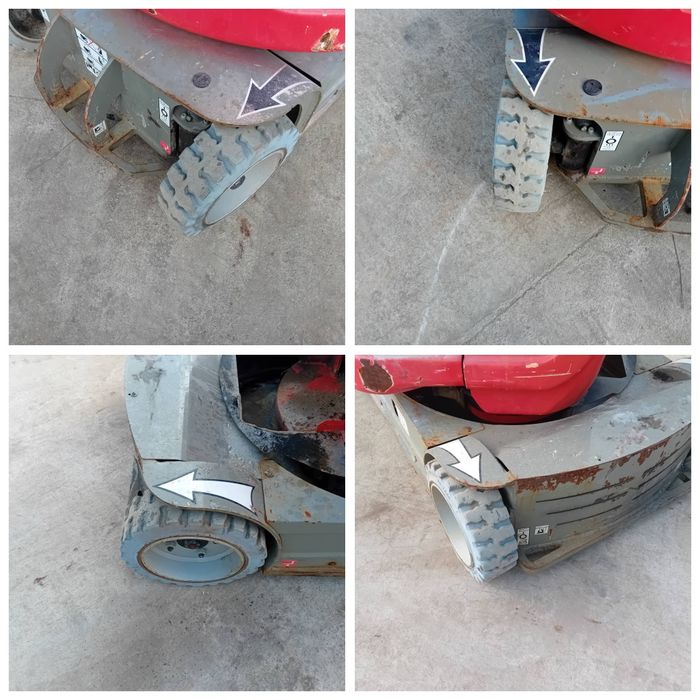 Nacela electrica 10 m rotativa ATN Piaf 1000R an 2013