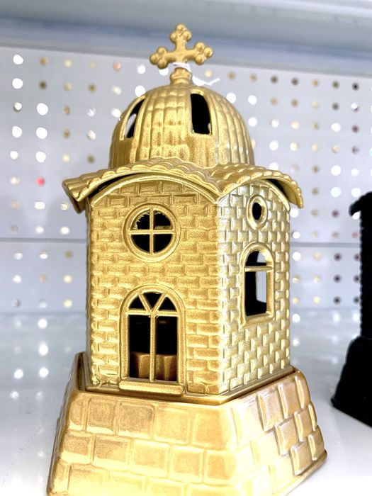 Bisericută Candela Cimitir  - Grecia 17 Cm