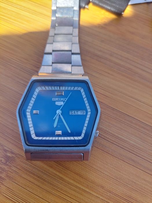 Seiko 5 hexagonal mecanism 6309-513A raritate colectie