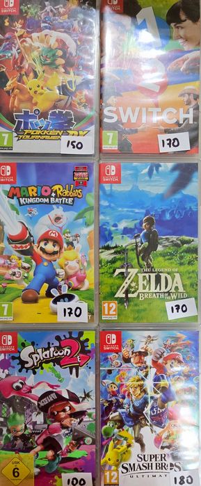 Vând jocuri Nintendo switch