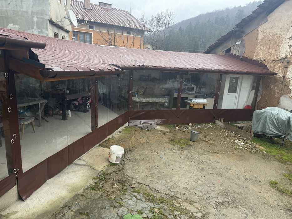 Ветроупорни завеси,пана против вятър,перголи сенници винил барбекю