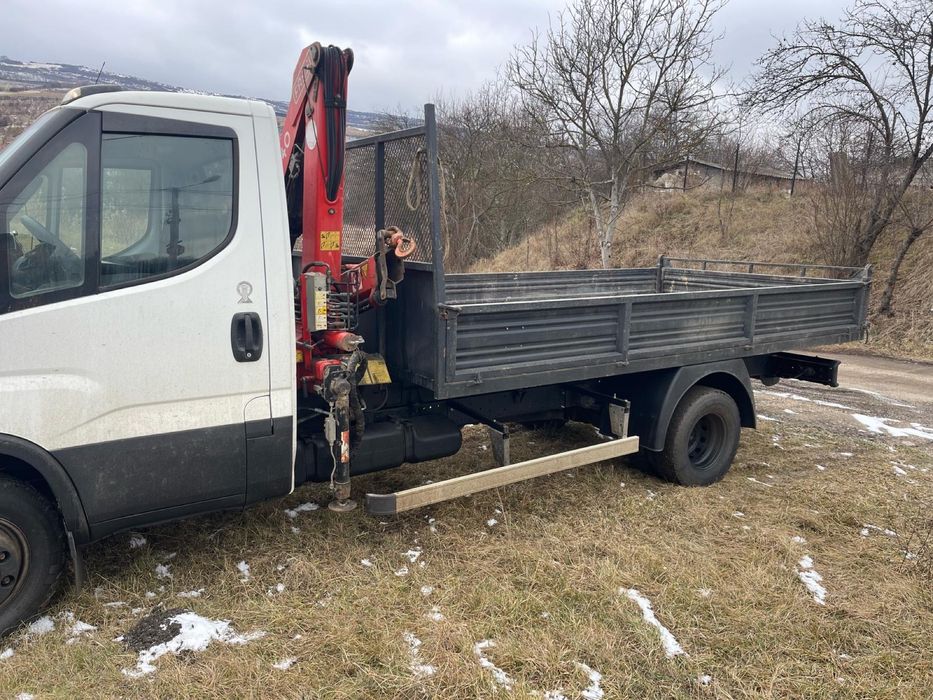 Iveco Daily 72c17 Macara Fassi F40 si basculare