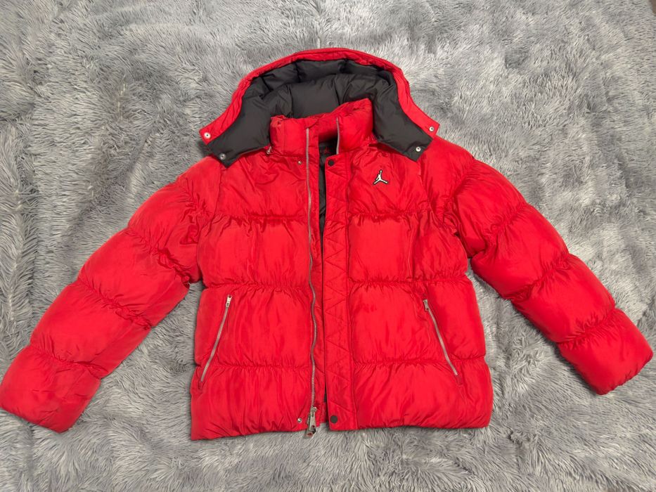 Geacă Iarnă Puffer Jordan Originală Roșie