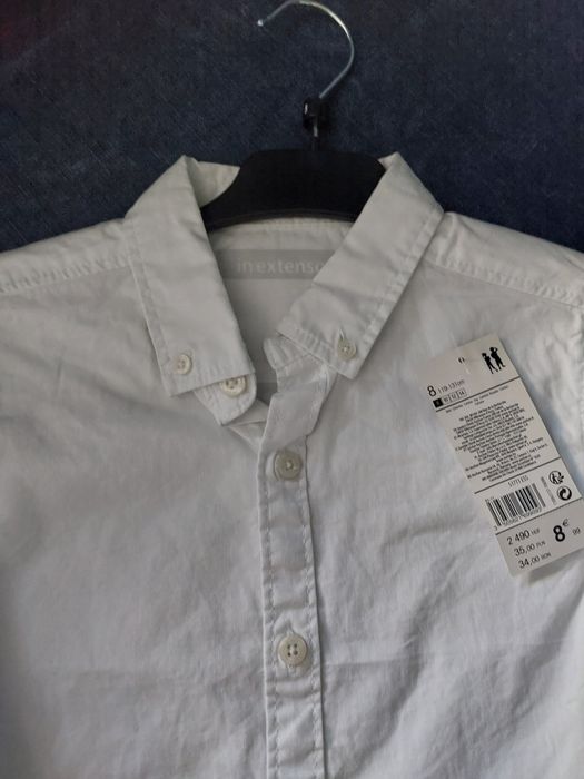 Camasi casual pt baieti, de la Zara, potrivite pt 8-10 ani, cu etichet