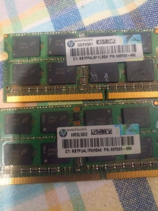 SODimm DDR3 2 и 4 GB Kit