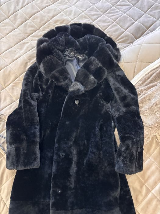 Шуба натуральная цигейка