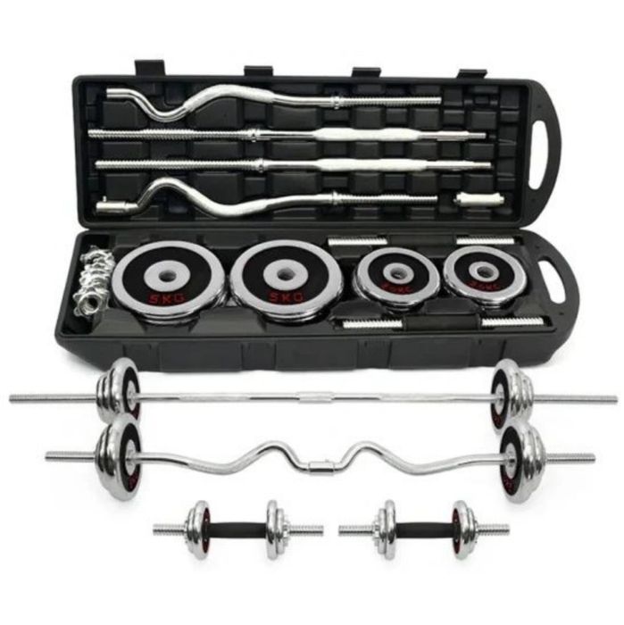 Гантел набор чемодан Разные весы от 15 до 55 кг