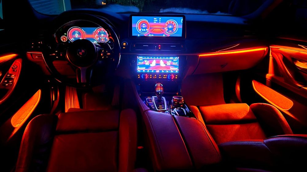 Bmw F10 525xd 218cp an 2013 M Packet Harman Kardon Head up Display Piele Xenon NBT Padele Schimbator Cristal