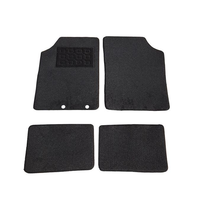 Set covorase auto din mocheta Dacia Spring 2021- Electric, Negru, 4 Buc