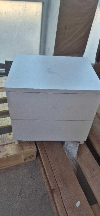 Нощно шкафче ново с 2 чекмеджета