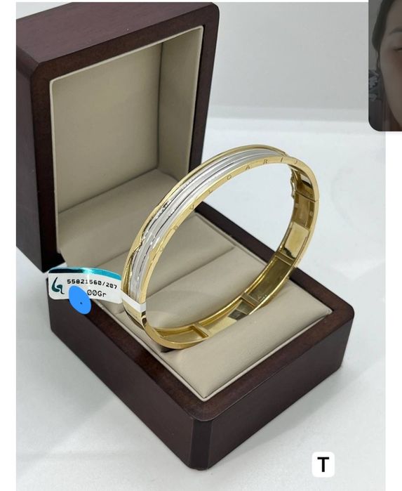 Золотой браслет Булгари