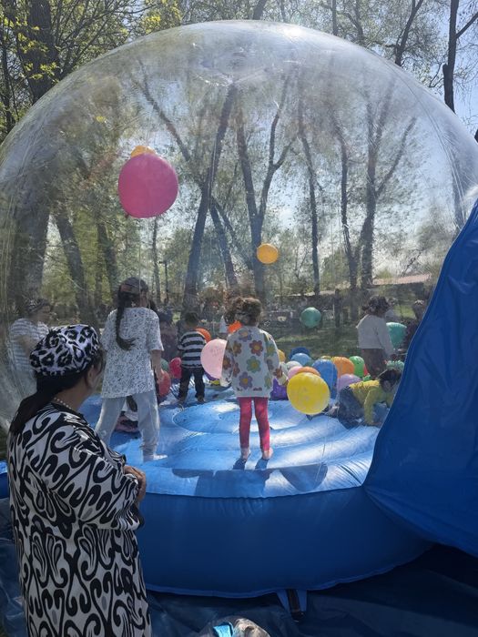 Bubble house надувной шар батут