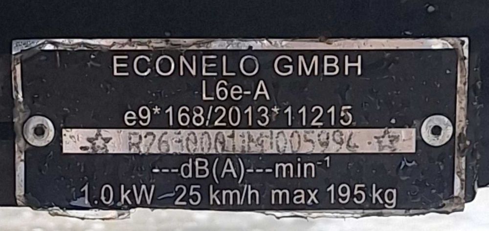 Електрическа четириколка Econelo J4000 (21г.)1000W 72V LiFePO4 батерия
