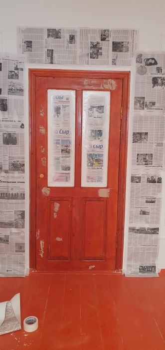 Покраска внутренных дверей