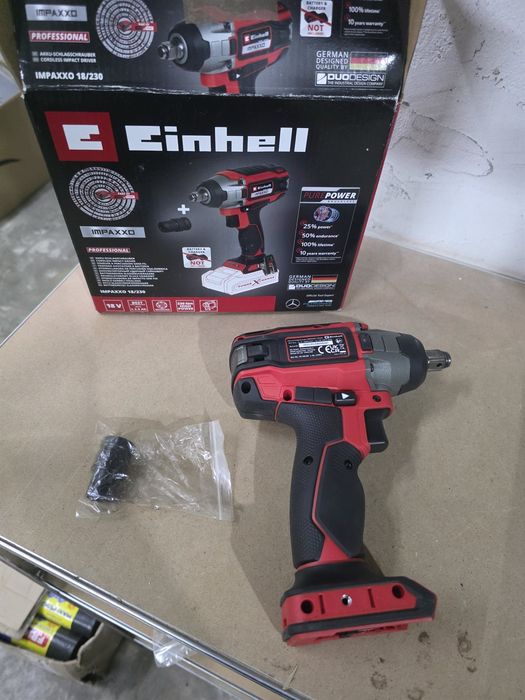 Masina de insurubat cu impact 18V 230 Nm antrenare 1/2 toli Einhell IMPAXXO 18/230