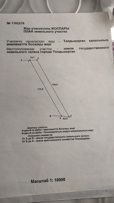 Суалмалы жер сатылады