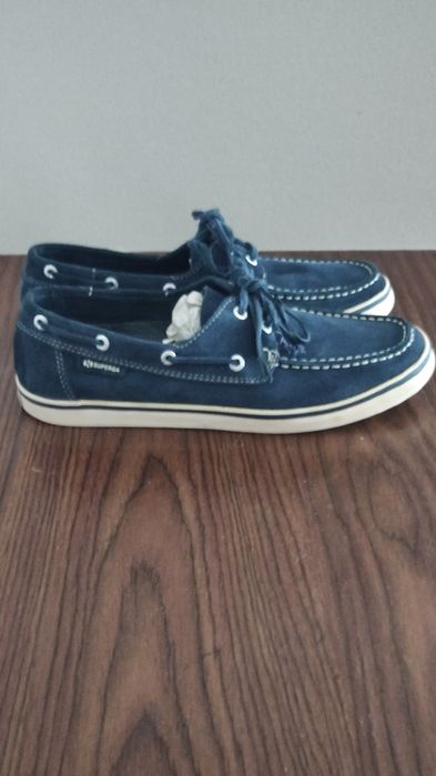 Мъжки велурени мокасини Superga