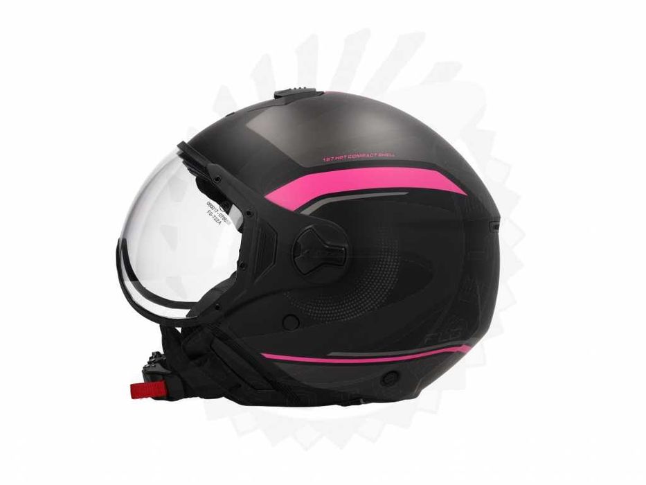 Casca Moto dama CGM 167M FLO DOT matt black/fuchsia