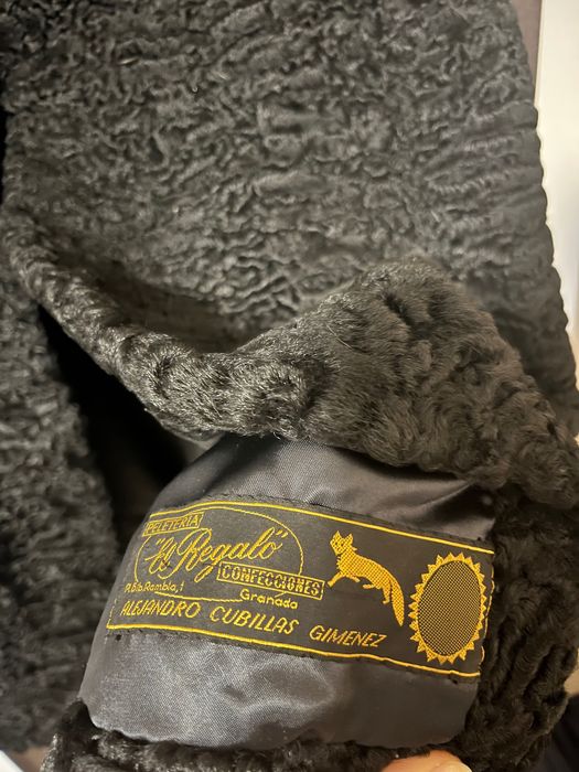 Винтидж палто от астраган - изработка от Испания