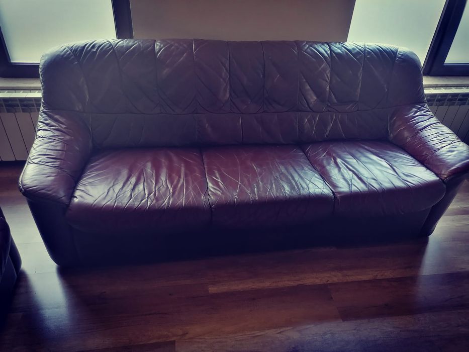 Set canapele piele 3 2 1