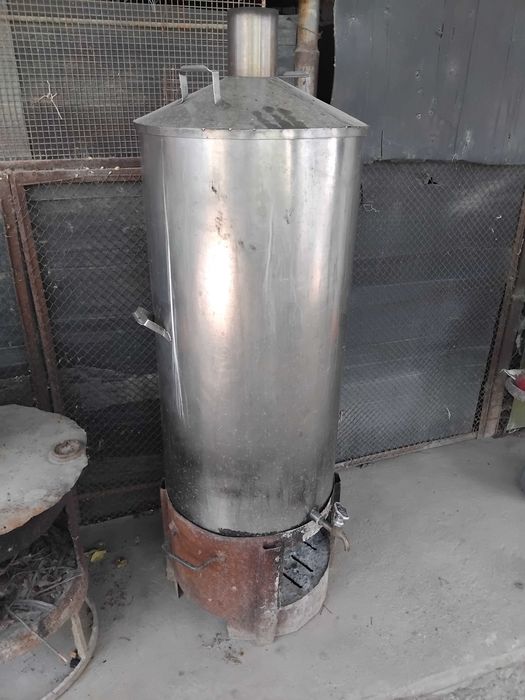 Самовар большой из нержавки