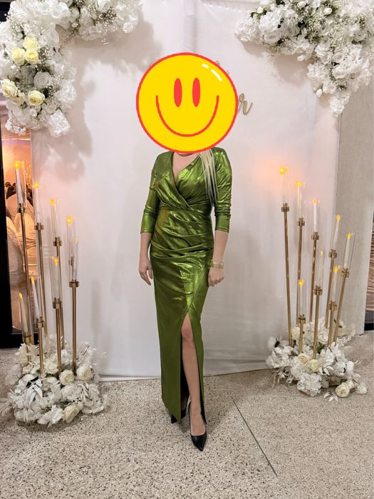 Rochie verde ocazie