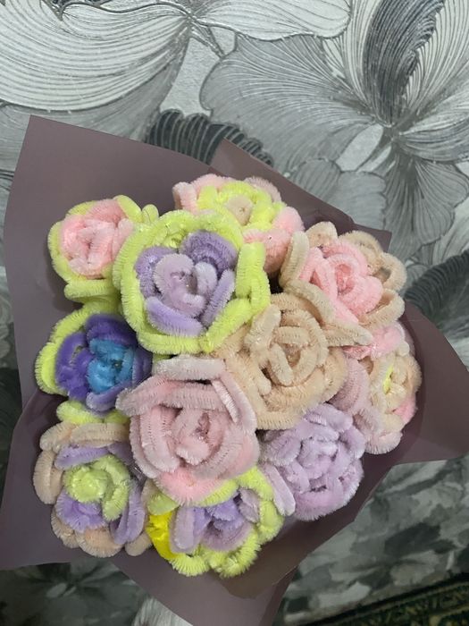 цветы из синельной проволки